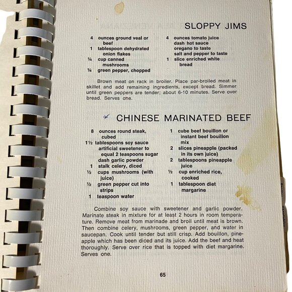 The Happy Dieter Cookbook Cook Book Cooking Jan Shonwetter MN Vintage 1974 - Picture 13 of 16